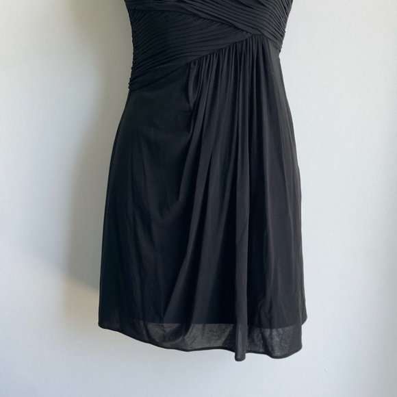BCBG MaxAzria Sweetheart Neckline Mini Black Dress - Picture 3 of 7